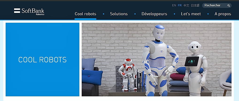 Aldebaran devient SoftBank Robotics Planète Robots