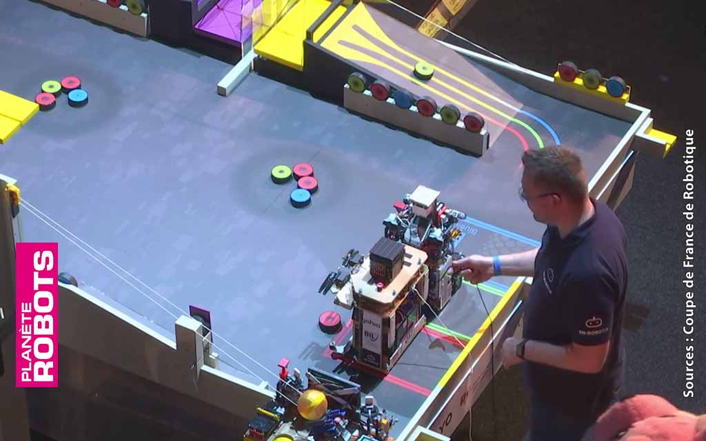 La coupe de France de robotique 2019 vient de commencer. Planète Robots