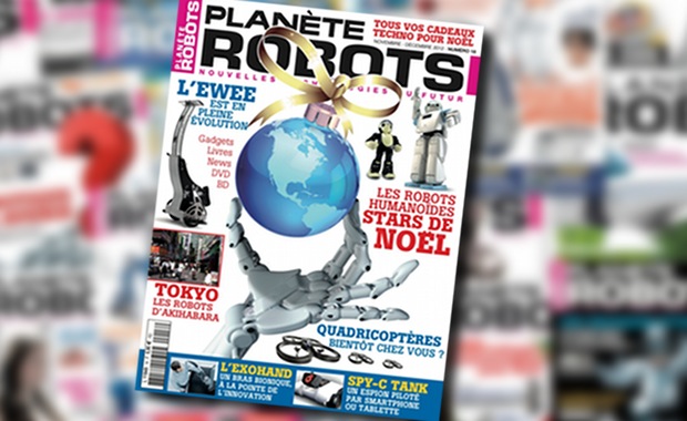Planète Robots n°18 : Les robots humanoïdes stars de Noël, quadricoptères et nouvelle révolution industrielle