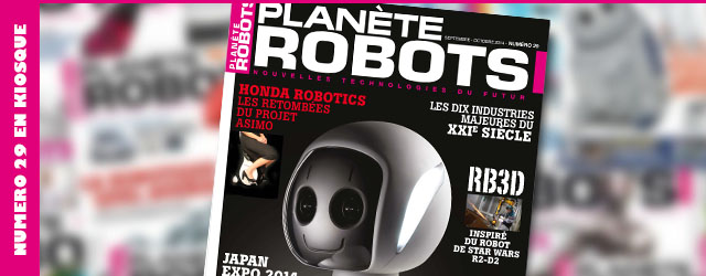 Magazine robotique Planète Robots, numéro 29 - ASIMO