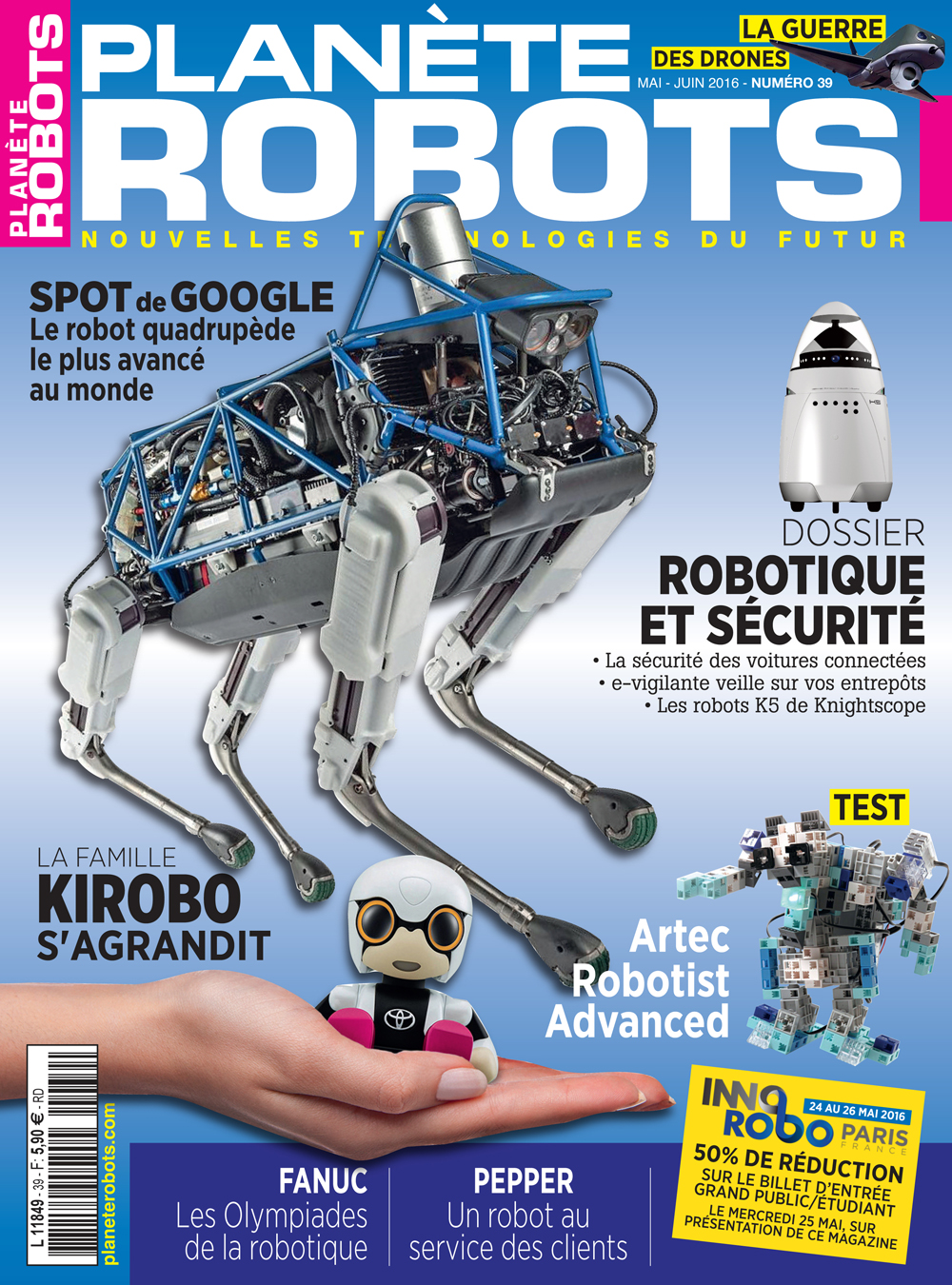 Planète Robots sur LinkedIn : En couverture du nouveau numéro de Planète  Robots (n°80, juillet-août…