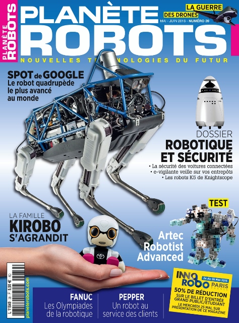 Planète Robots n° 39 – Robotique et sécurité