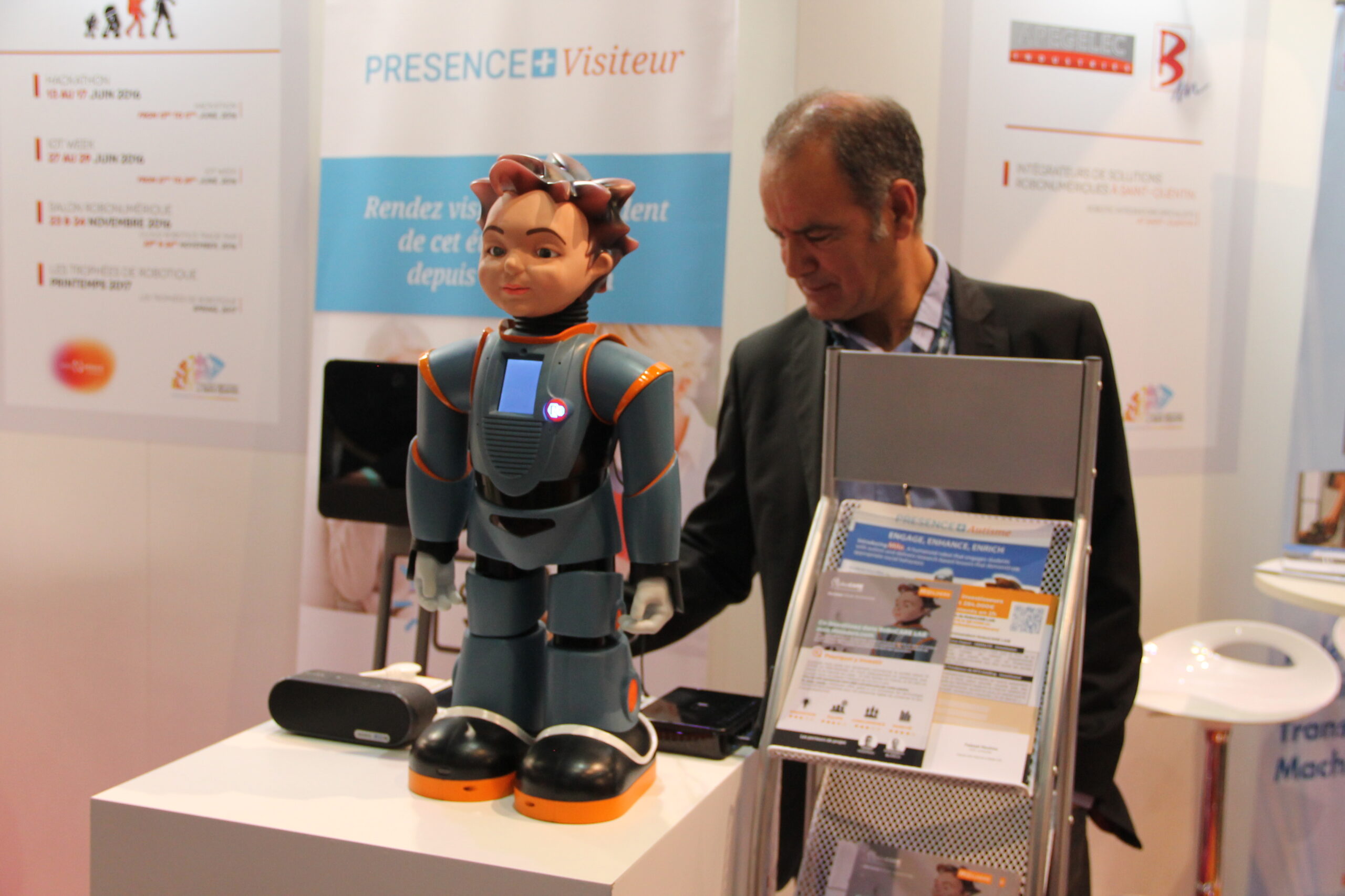 [Innorobo] Milo et Sam, les robots de RoboCare Lab