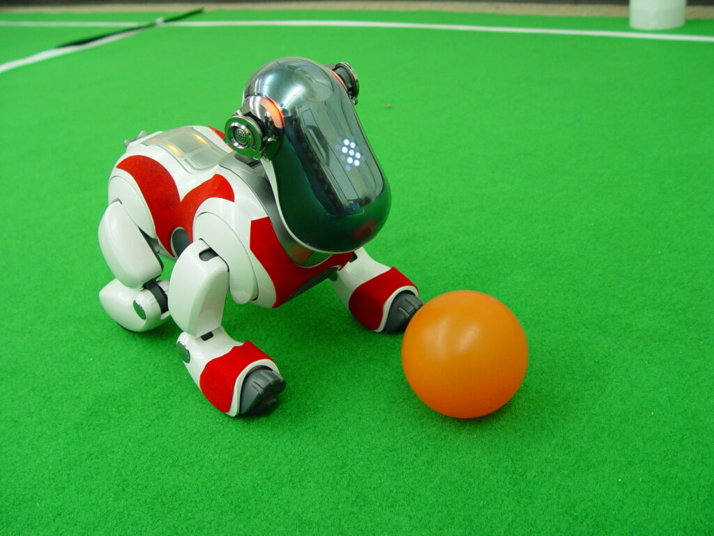 Aibo ERS-7, ancien champion de football à la Robocup