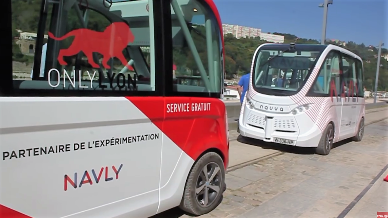 Navly, un bus autonome à Lyon