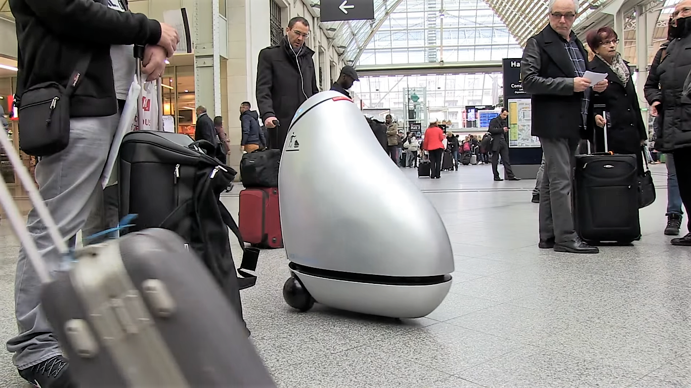 B.A.R.Y.L., un robot poubelle en test à la gare de Lyon
