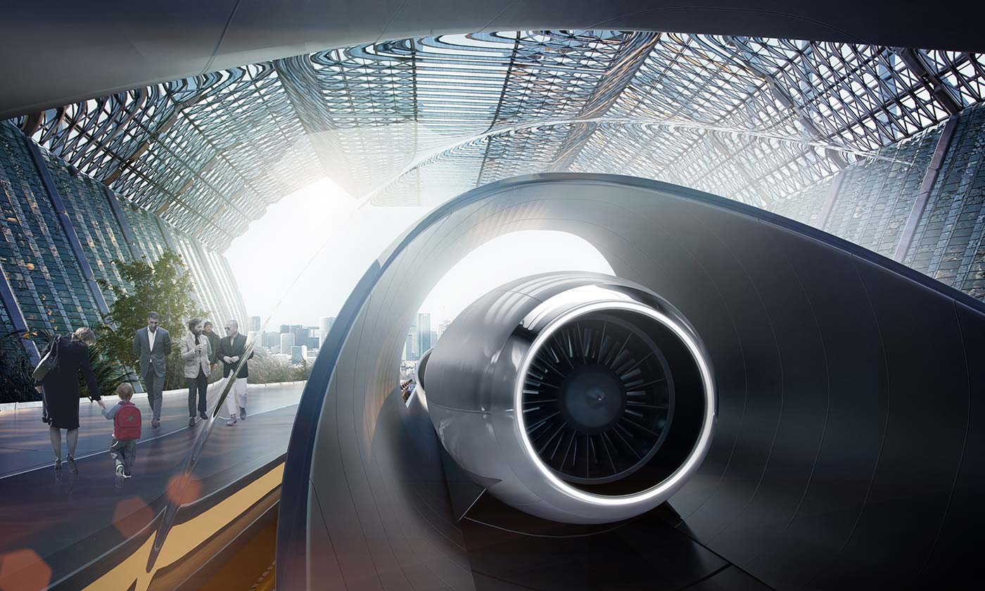 Gare hyperloop