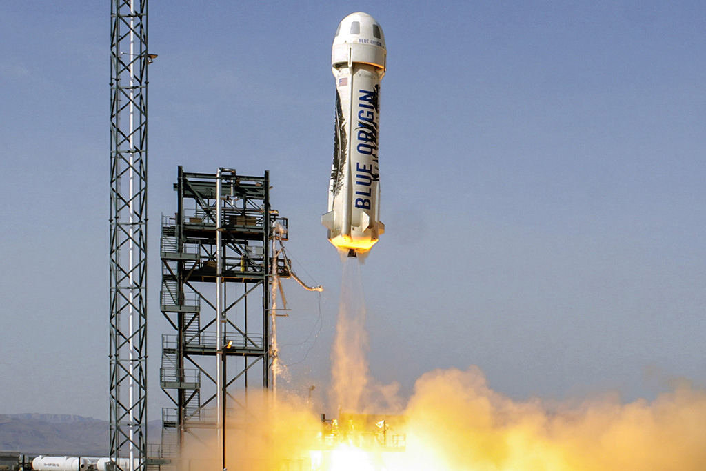 Blue Origin présente son lanceur atterrisseur New Glenn