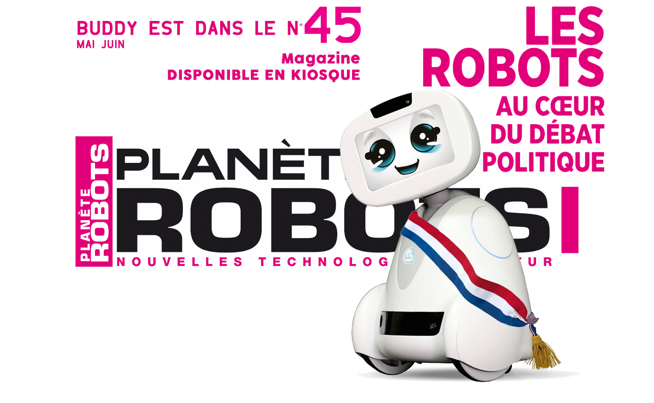 Découvrez le sommaire du Planète Robots n° 45, disponible en kiosque