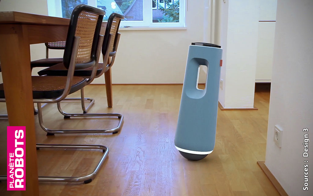 Carl Un nouveau concept de robot de sécurité pour votre maison