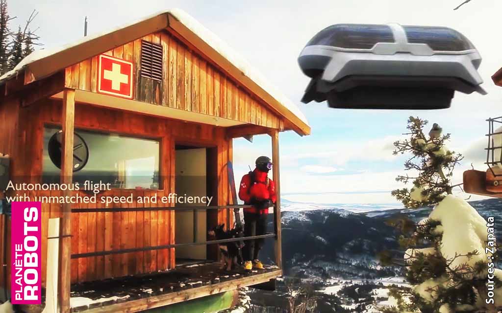 Zapata Stretcher, un super drone d’évacuation médicale