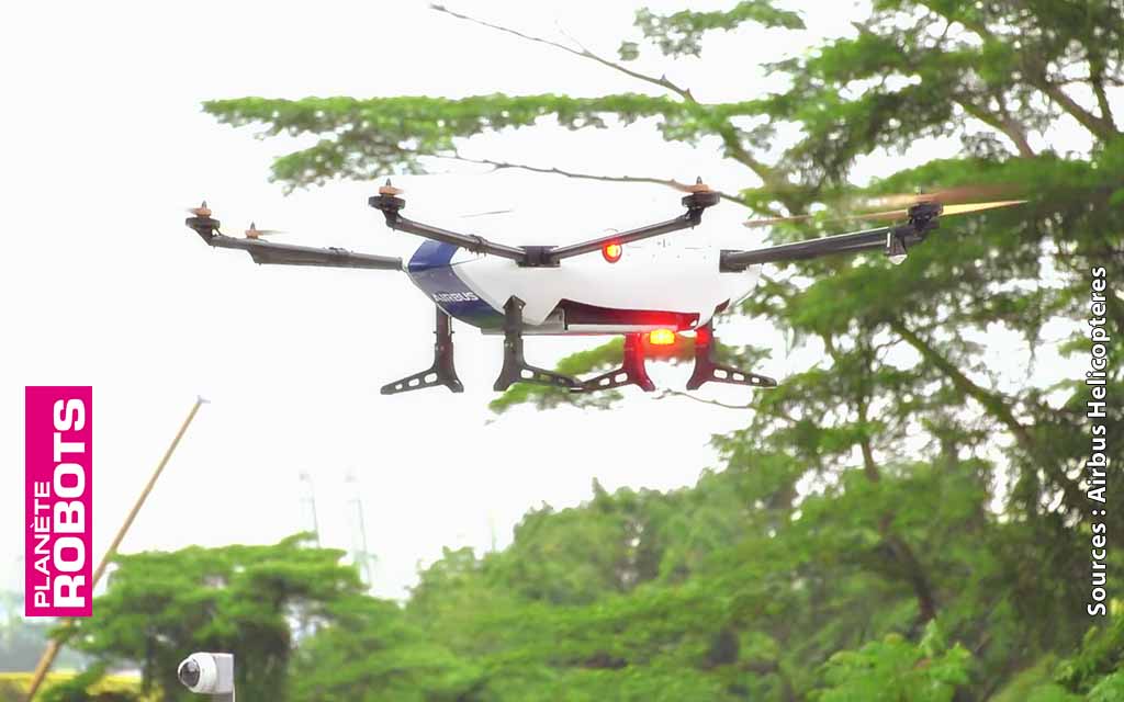 Des drones Airbus de livraison dans l’espace aérien de Singapour