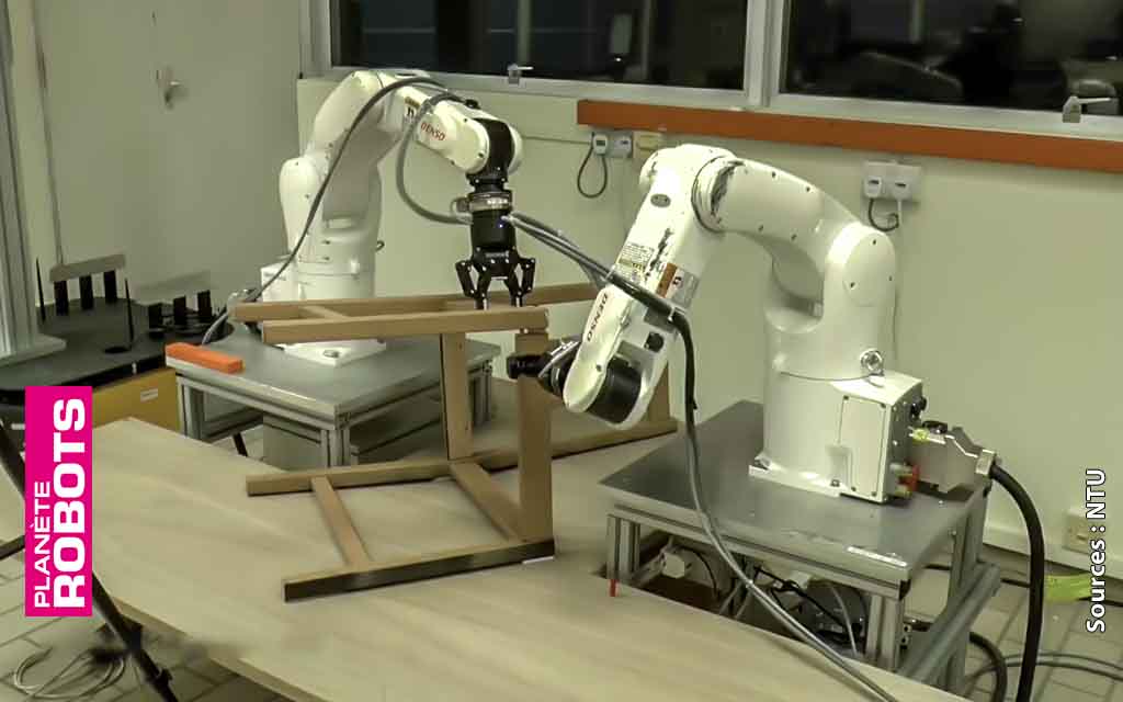 Un meuble IKÉA à monter ? Le NTU et ses robots sont là