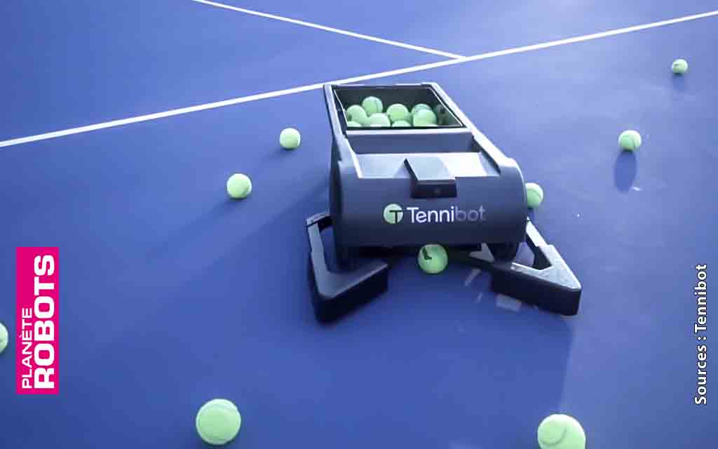 Jouez tranquille ! C’est Tennibot qui ramasse