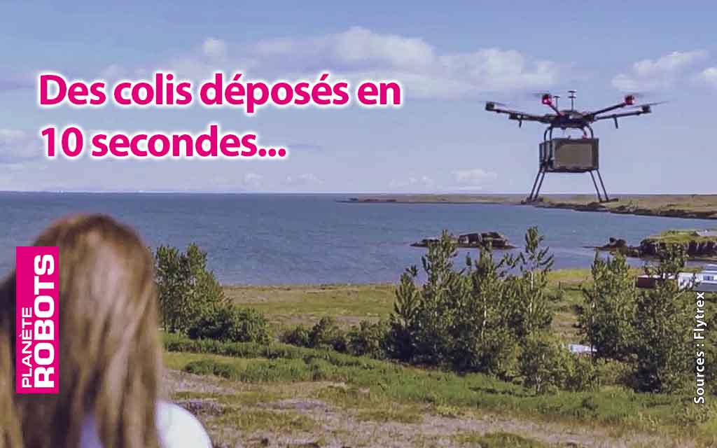 Des colis déposés en 10 secondes par drone