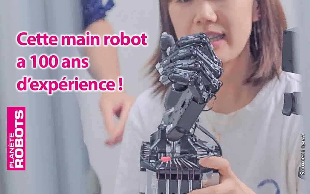 Une main robot centenaire !