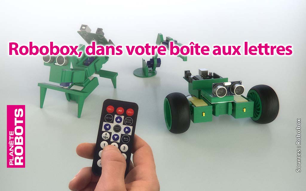 Robobox, des robots à monter soi-même tous les mois dans la boîte aux lettres