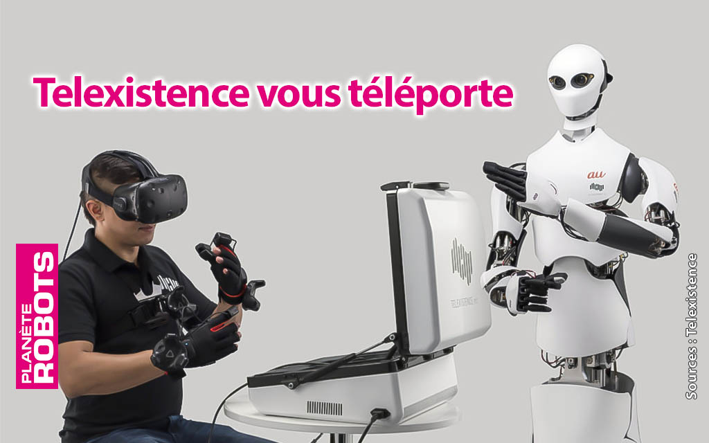 Telexistence associe robot humanoïde et V.R