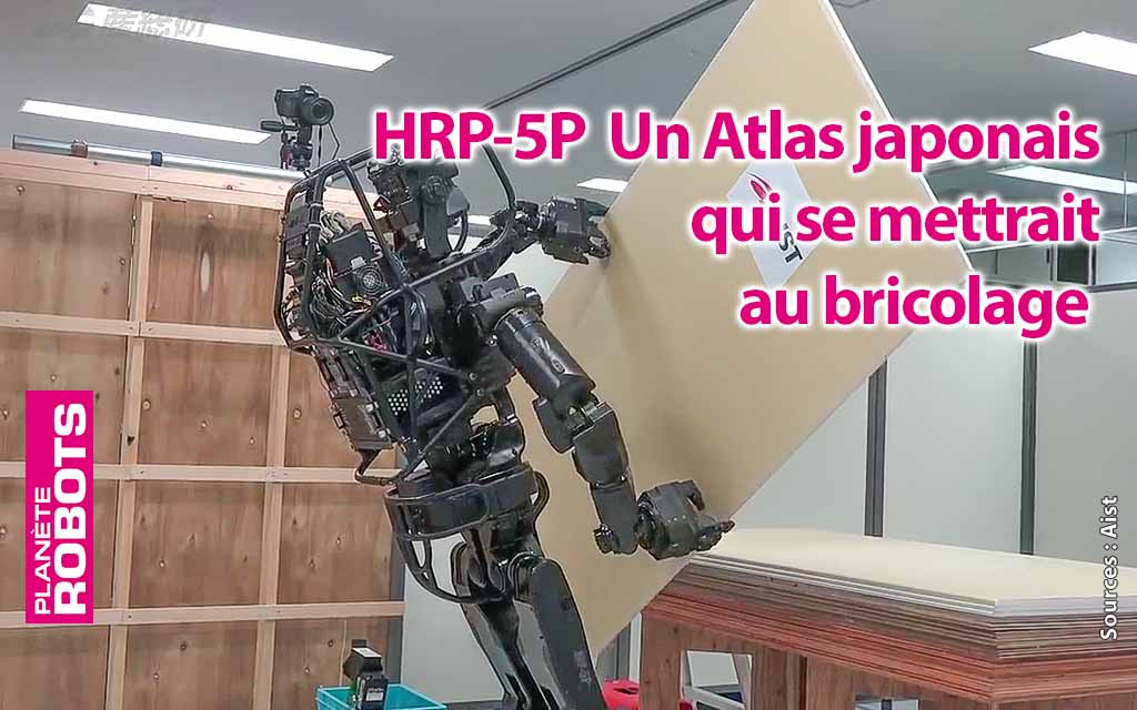 Et pendant ce temps HRP-5P continue ses progrès dans le bricolage