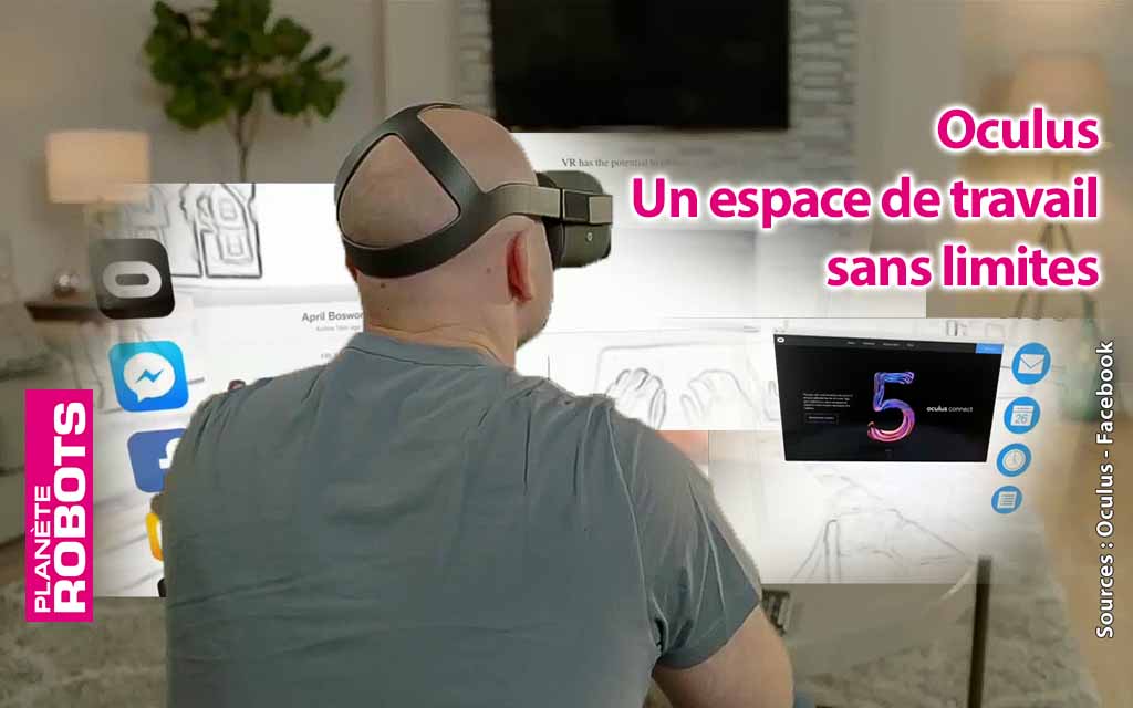 Avec l’Oculus Go votre bureau devient sans limites.