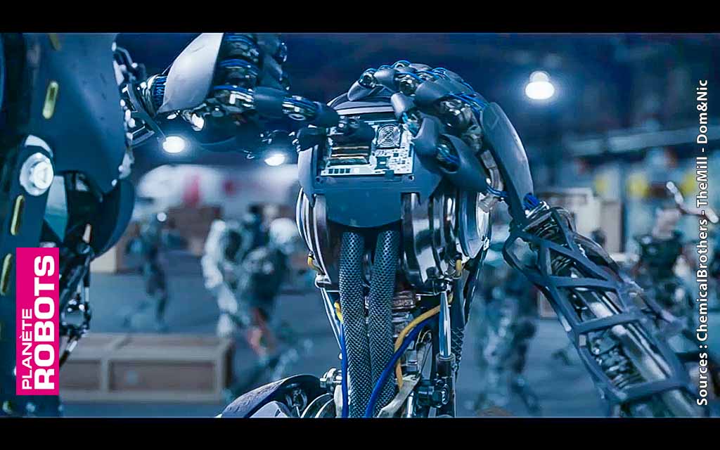 Une révolte de robots, au son des Chemical Brothers !