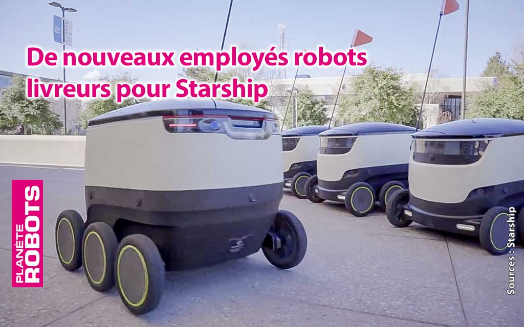 Starship déploie une nouvelle flotte de robots livreurs