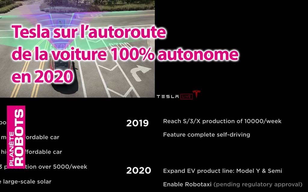 En 2020, Tesla N°1 des véhicules 100% autonomes