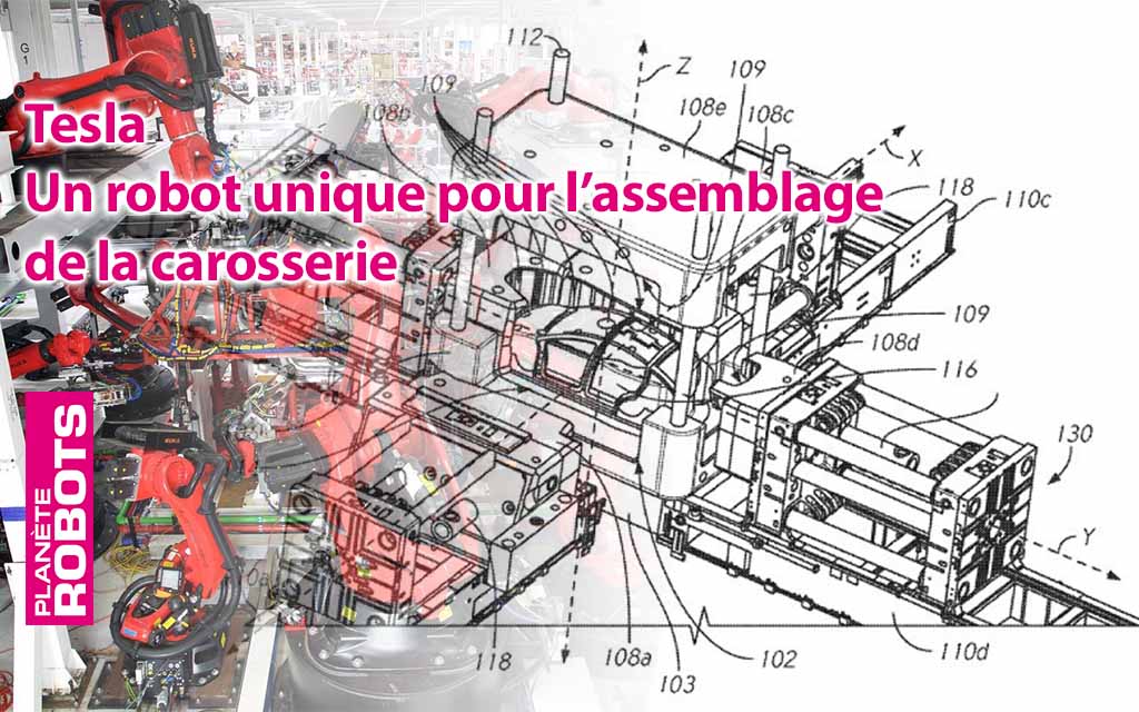 Un robot pour assembler la Tesla modèle Y