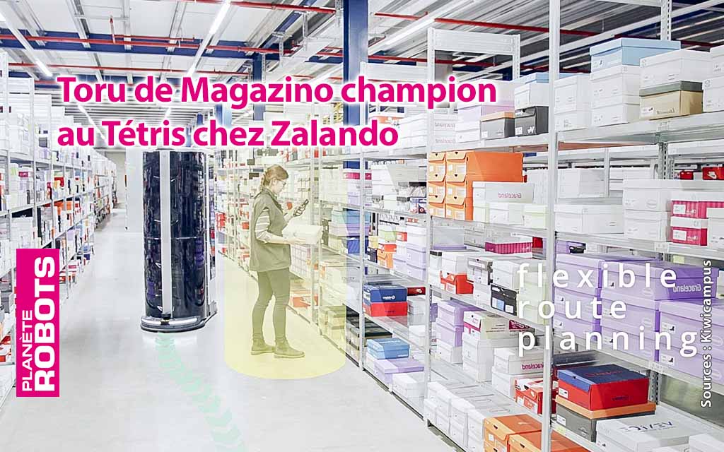 Les robots de Zalando pros de Tétris !