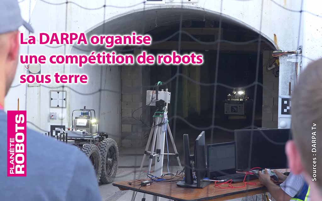 La DARPA organise une compétition souterraine de robots.