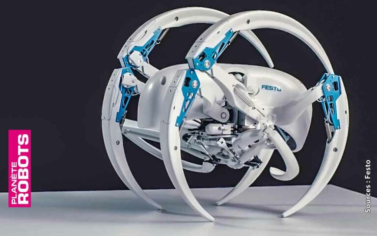 Un robot hexapode inspiré d’une araignée des sables - Planète Robots
