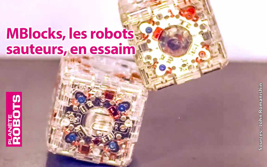 Des robots cubes pour des actions et transformations en essaim