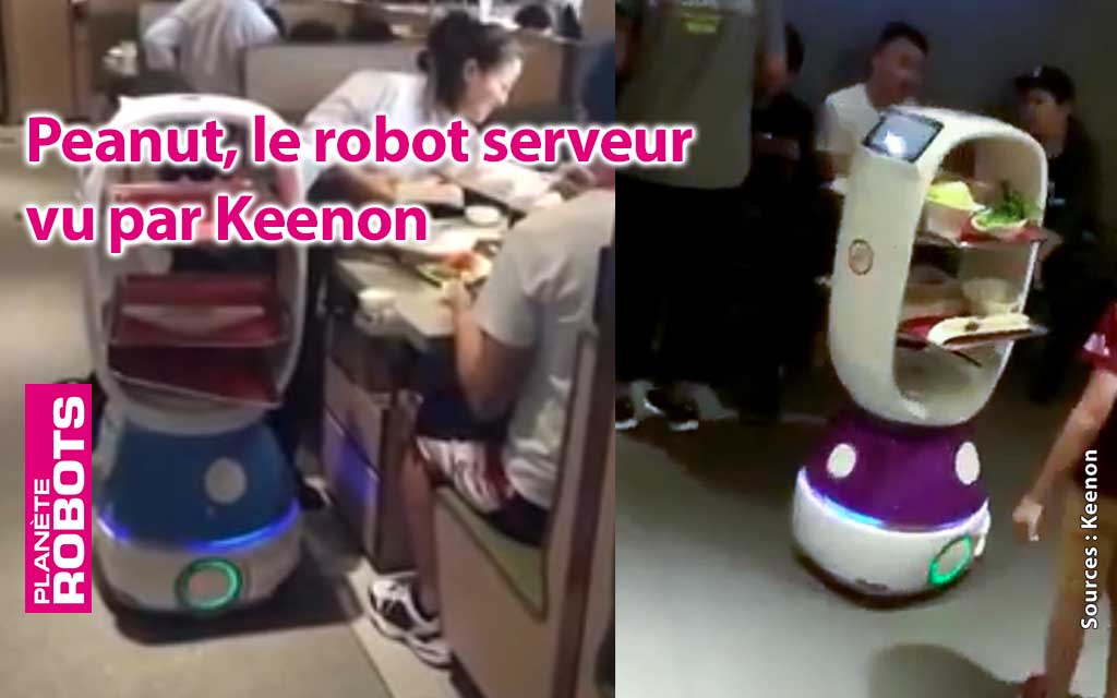 Le robot serveur Peanut du géant chinois de la robotique de service