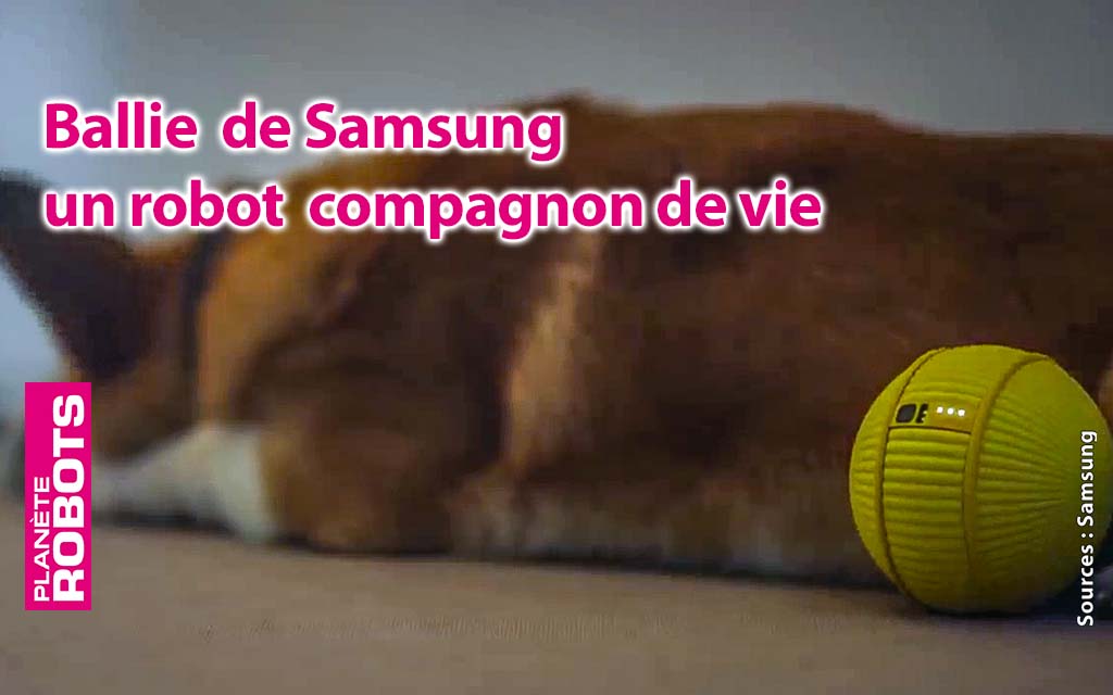 Ballie de Samsung, plus qu’une balle de tennis robotisée