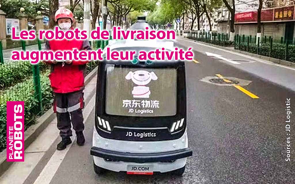 JD logistic et son robot de livraison