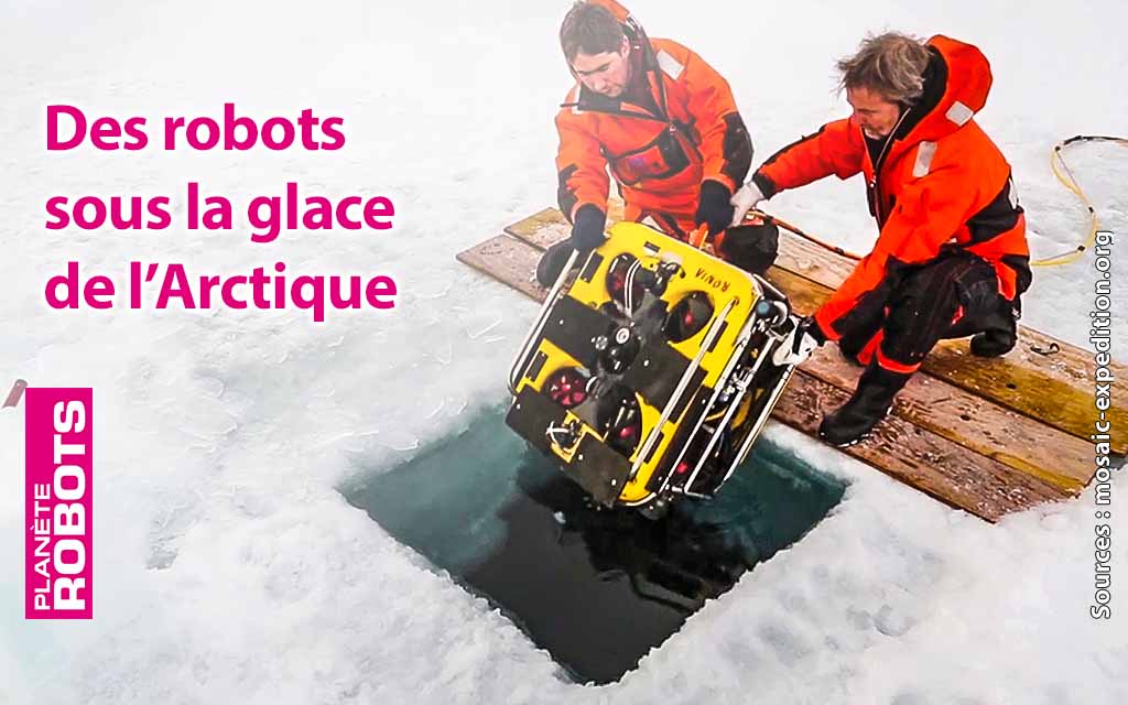 Des ROVs sous la glace de l’Arctique