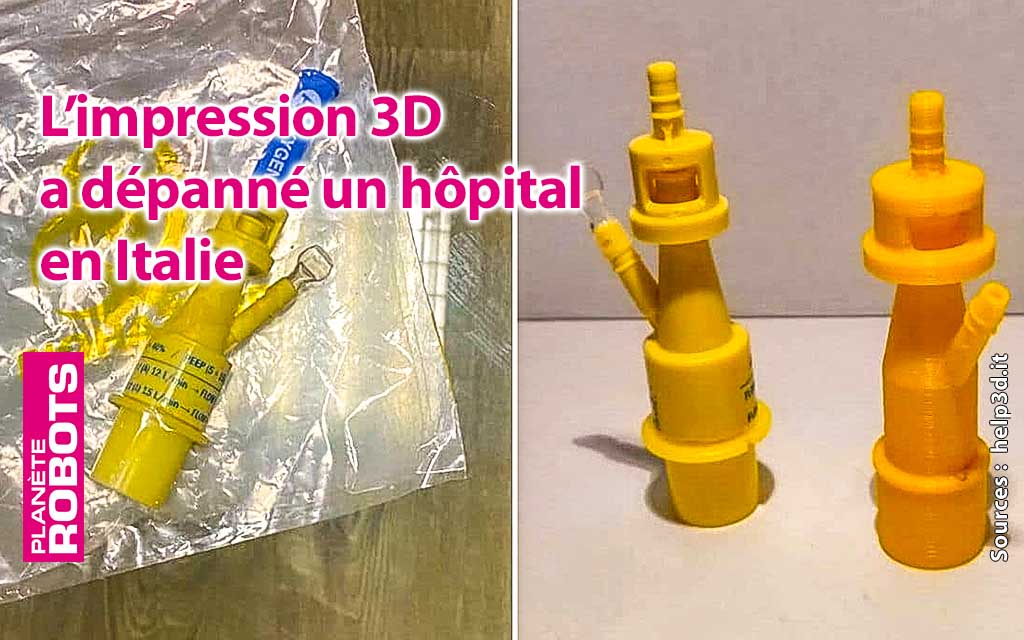 L’impression 3D au secours des victimes du Covid-19