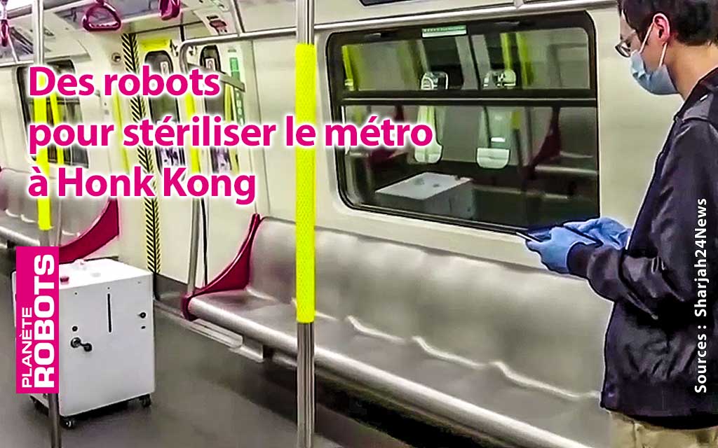 Un robot en test dans une rame de métro