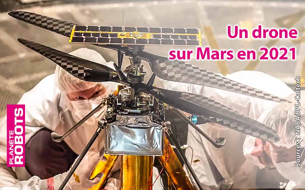 Un robot et un drone autonome sur Mars en février 2021