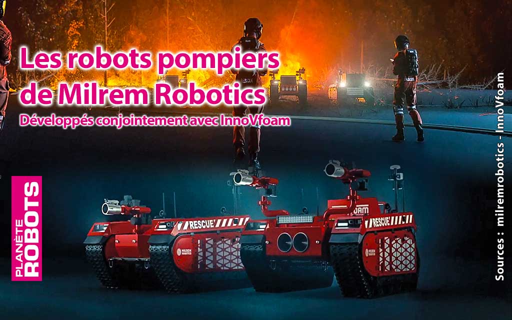 Milrem Robotics et sa solution de robots pompiers