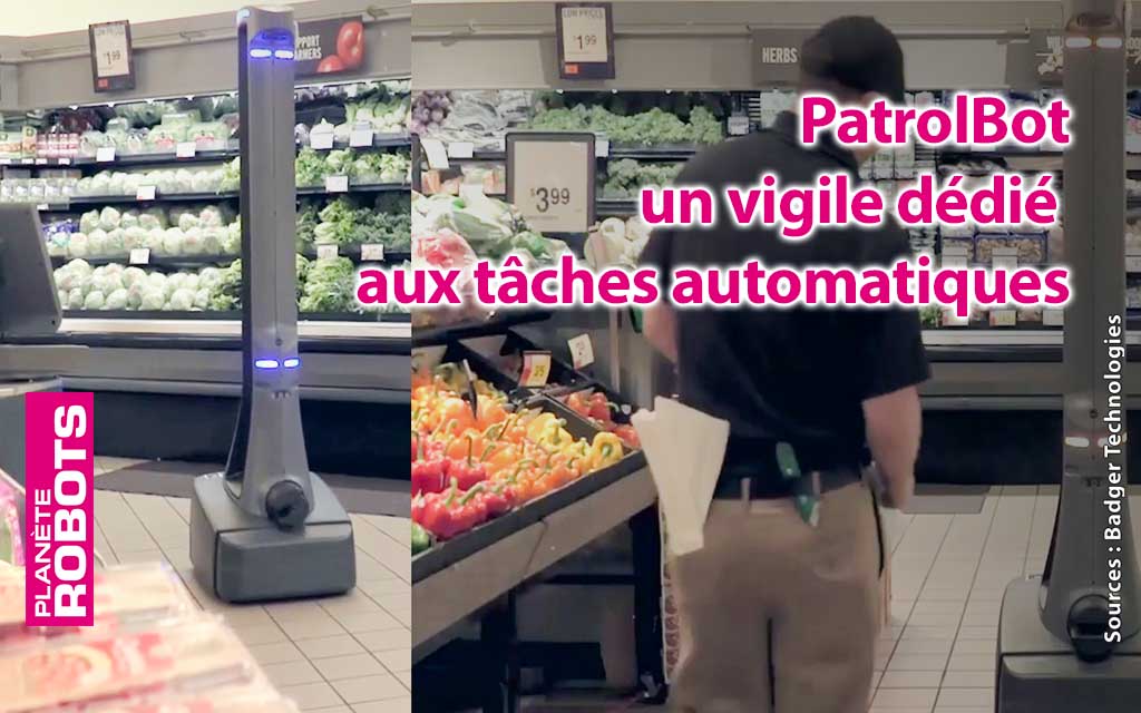 PatrolBot, conçu pour étendre les capacités des vigiles de magasins