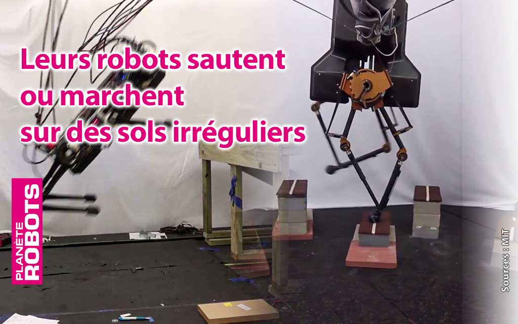 Leurs robots sont capables de marcher sur des sols irréguliers