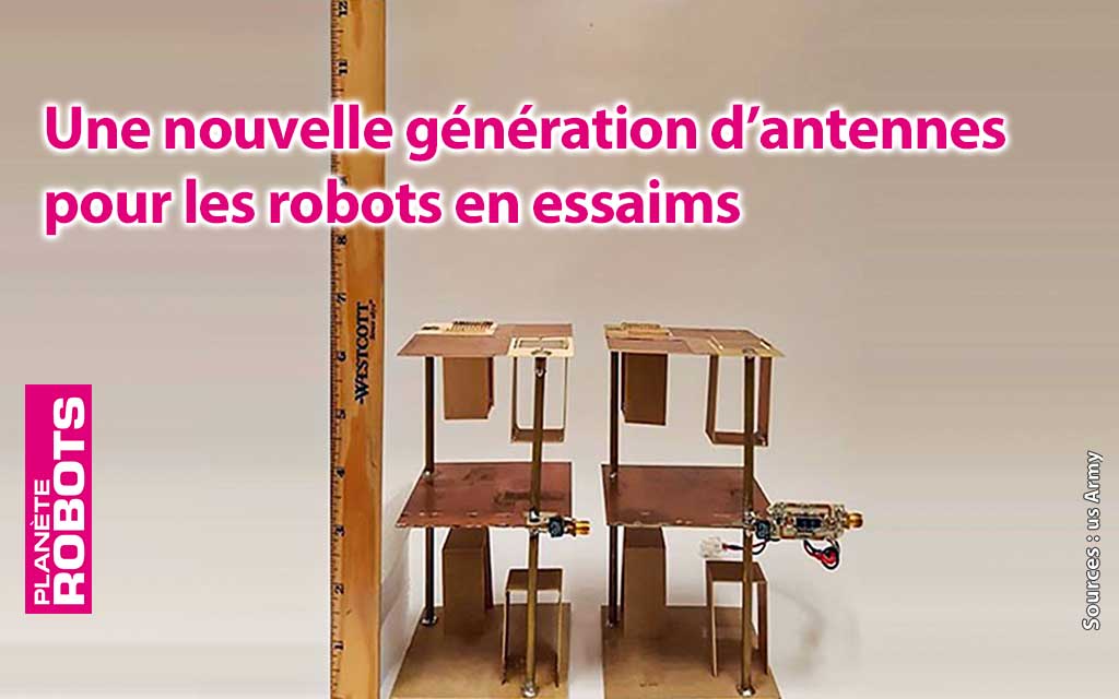 Un nouveau concept d'antennes pour les robots en essaims