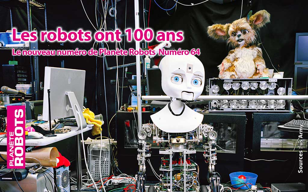 Couverture du Magazine N°64 pour les 100 ans des robots