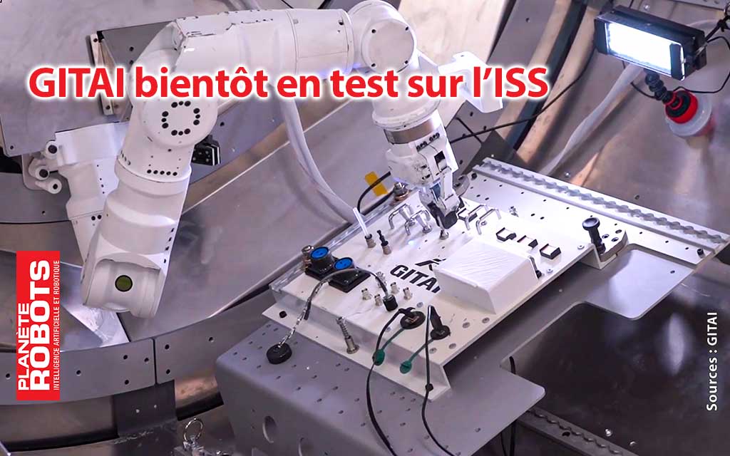 Le dernier modèle du bras robot GITAI bientôt sur l'ISS