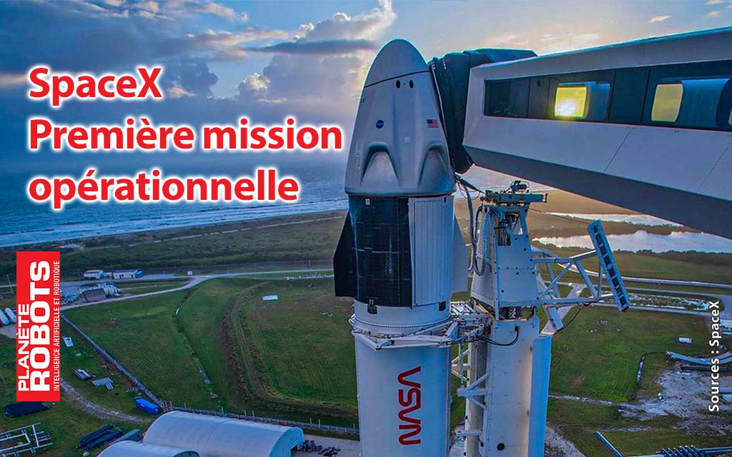 CREW-1 Première mission opérationnelle pour SpaceX