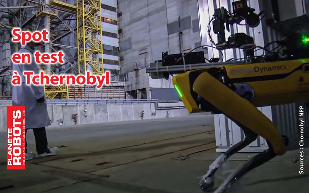 Le robot Spot a été testé à Tchernobyl