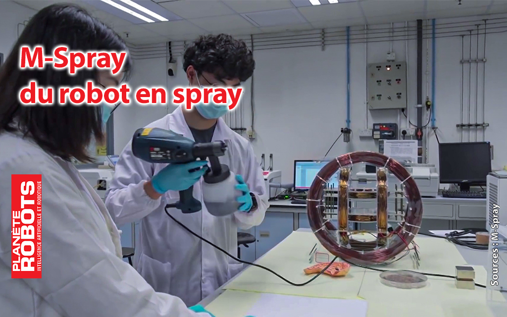 M-Spray, du robot magnétique en aérosol