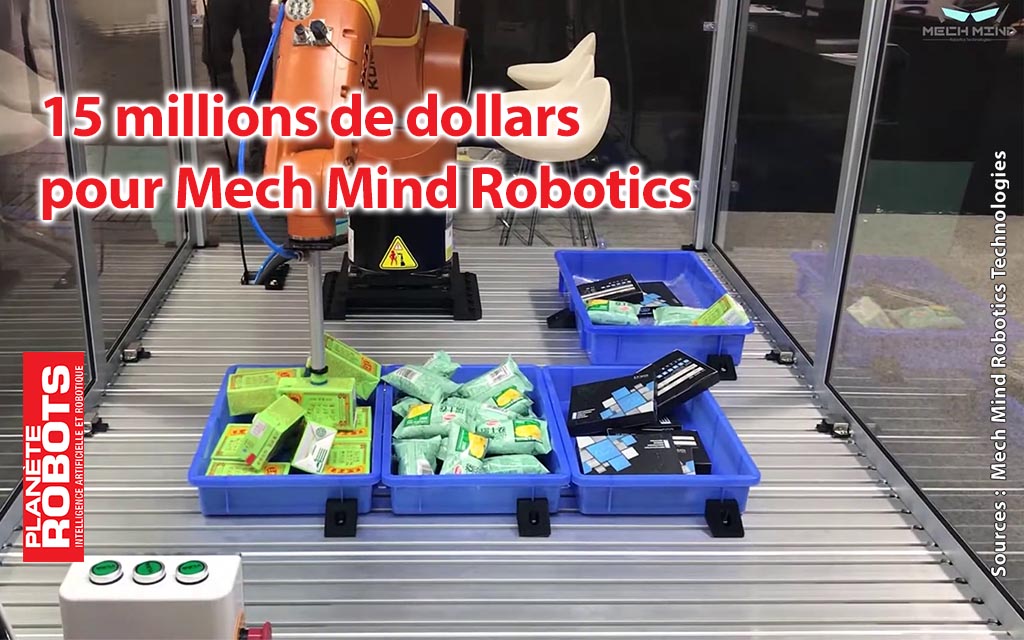 Un robot de chez MechMind s'occupe de commandes