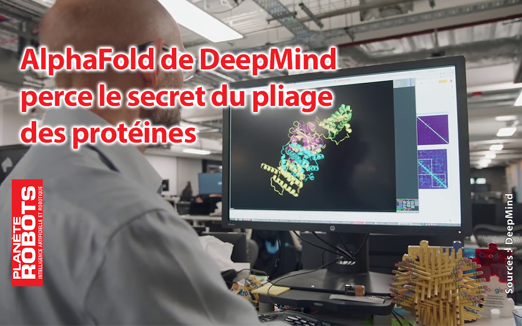 Deepmind perce le mystère du pliage de protéine